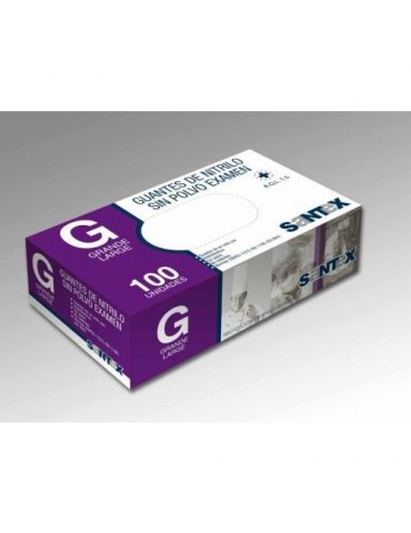 GUANTE NITRILO AZUL S/POLVO 100 UD. T/G GD21BD