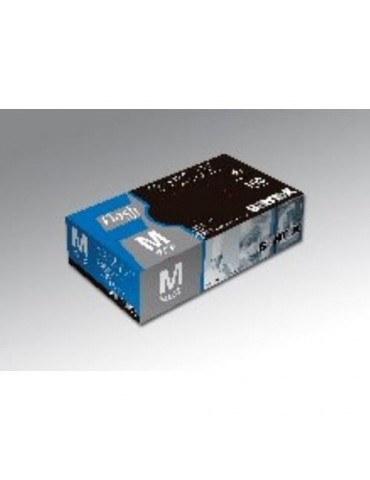 GUANTE NITRILO NEGRO 100 UD. FLASH TALLA P GD23