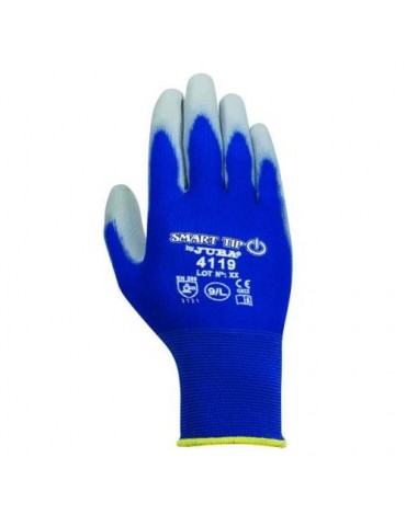 GUANTE POLIESTER SMART TIP PU. H4119/9 PAR