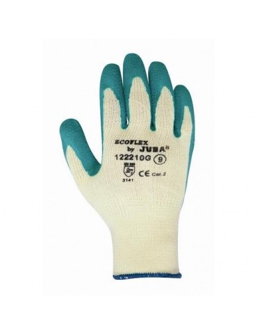 GUANTE POLIES./ALGODON+PALMA LATEX T8 122210G PAR