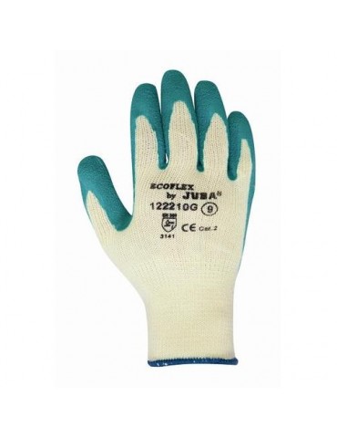 GUANTE POLIES./ALGODON+PALMA LATEX T9 122210G PAR