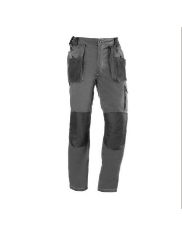 PANTALON MULTIBOLSILLOS FLEX GRIS/NEGRO 171-XS
