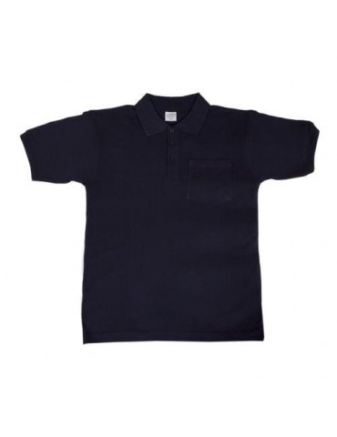 POLO DOUBLE TUCK CON BOLSILLO MARINO 644 S