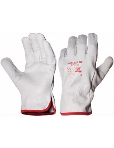 GUANTE FLOR VACUNO MASTER NC GP-016C BLISTER T-11