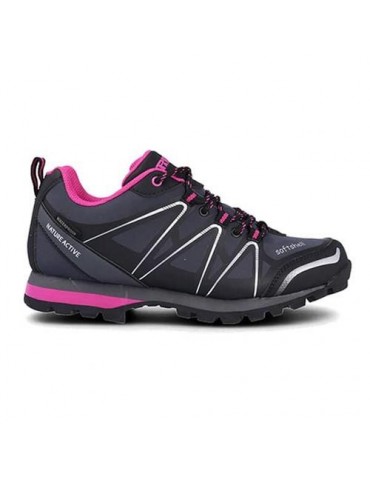 ZAPATO TREK LUCIA GRIS-FUCSIA T-39