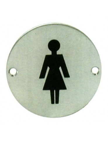 PLACA CIRCULAR BAÑO SEÑORAS 2023