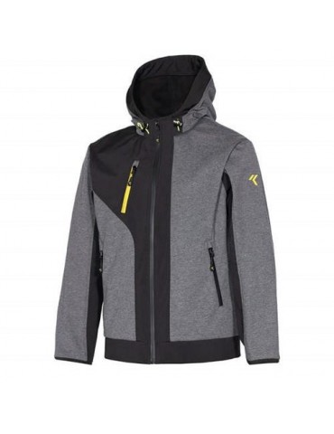 CHAQUETA ISSA LINE RUSH GRIS/NEGRO T-S 04526B