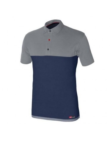 POLO STRETCH AZUL/GRIS M/CORTA 8774 T-M
