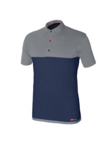 POLO STRETCH AZUL/GRIS M/CORTA 8774 T-L