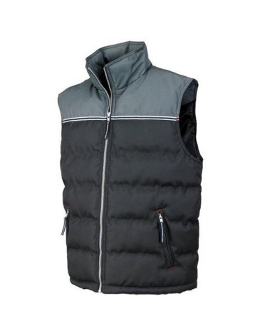 CHALECO OCEAN ACOLCHADO NEGRO/GRIS 4065 TALLA L