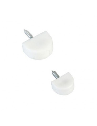 SOPORTE 165 Ø20X30MM. PLASTICO BLANCO (BL-4) 20310