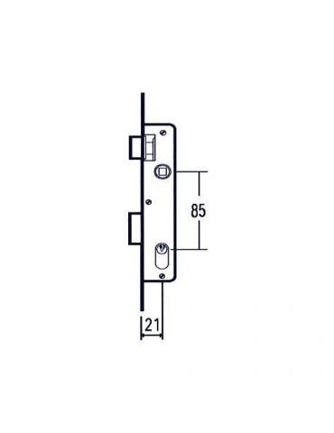 CERRADURA PUERTA METALICA 1550-21 MCM
