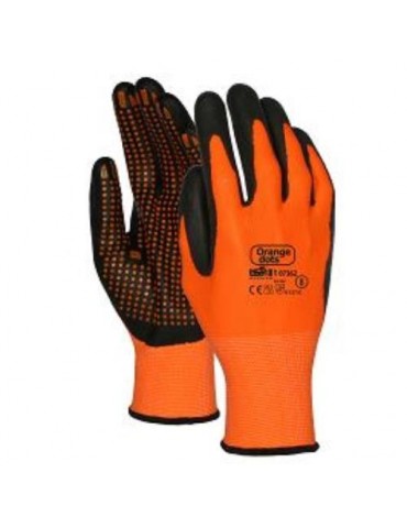 GUANTE ORANGE DOTS CATCH 7362 TALLA 8