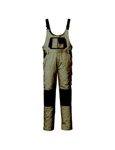 PANTALON/PETO STRETCH BEIG/ NEGRO TALLA S