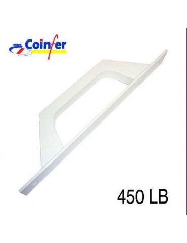 ASA ALUMINIO PARA CORREDERA BLANCO 450