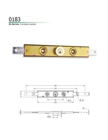 CERRADURA PARA PERSIANA 183