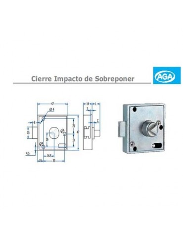 CERRADURA TRIANGULO 593