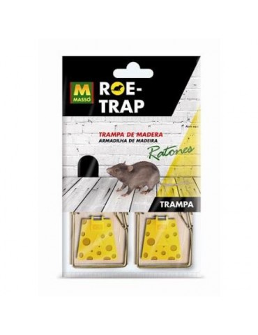 TRAMPA DE MADERA RATONES ROE-TRAP (2UDS) 231570