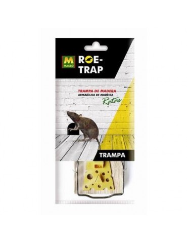 TRAMPA DE MADERA PARA RATAS ROE-TRAP 231592