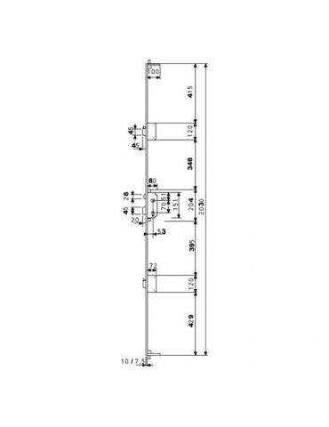 CERRADURA SEGURIDAD TLPN5/66/CE TESA