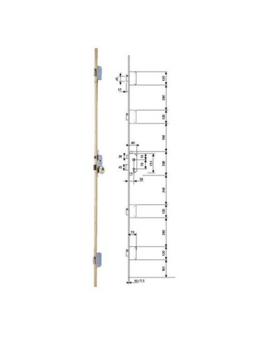 CERRADURA SEGURIDAD TLPN3/66/LC