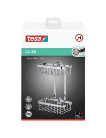 TESA ALUXX CESTA DE DUCHA DOBLE 40211