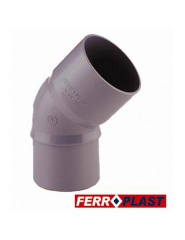CODO PVC GRIS MCH.-HM. 45º 110 MM. 205299