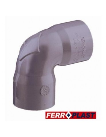 CODO PVC GRIS HM.-HM. 87º 40 MM. 205283