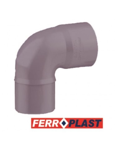 CODO PVC GRIS MACHO-HEMBRA 87º 90 MM. 205323