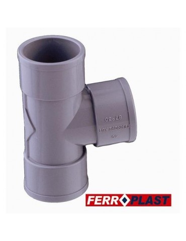 INJERTO PVC GRIS HM.-HM. 87º 32 MM. 205343