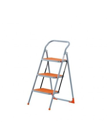 TABURETE ACERO 3 PELDAÑOS ANCHO B0130