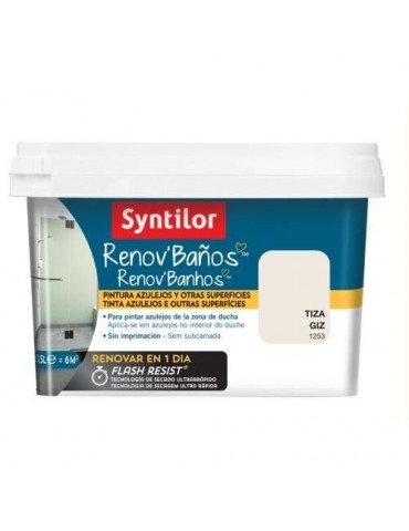 PINTURA RENOV BAÑOS 0,5L TIZA 00291940