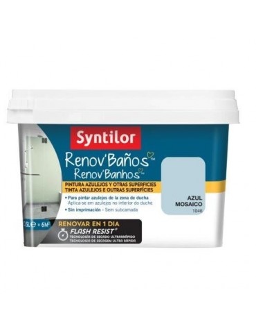 PINTURA RENOV BAÑOS 0,5L AZUL MOSAICO 00292008