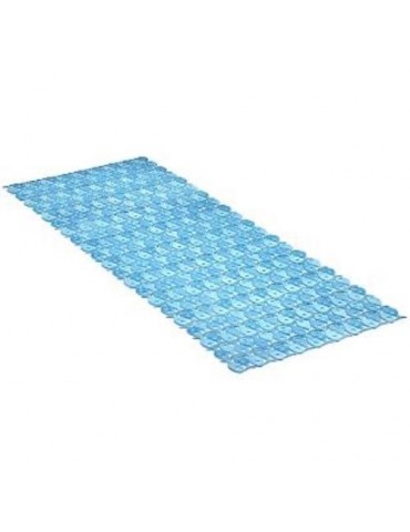 ALFOMBRA BAÑO PVC ANTIDESLIZANTE 36X97CMS AZUL