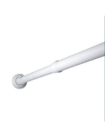 BARRA CORTINA BAÑO RECTA EXTENSIBLE 75-115