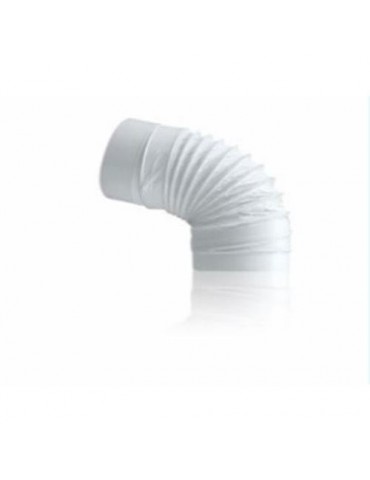CODO FLEXIBLE TUBO EXTRACCION PVC RECT.110X55MM.
