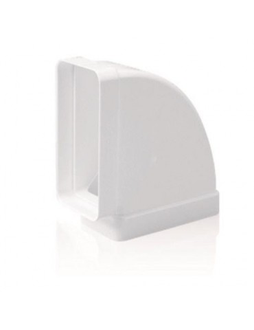 CODO RECT.HORIZ. TUBO EXTRACCION PVC 90º 110X55MM.