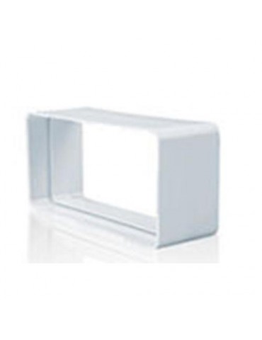 EMPALME PVC RECTAN.TUBO EXTRACCION 110X55MM.0510-B