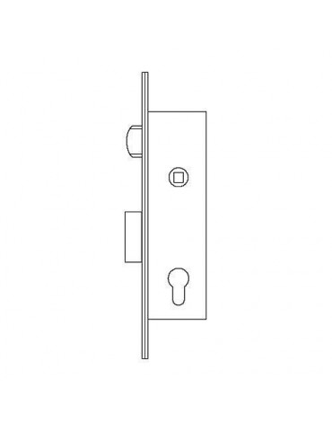 CERRADURA PUERTA METALICA 2206/15/HZ TESA