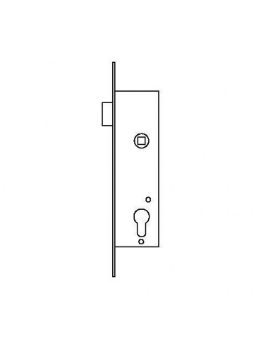 CERRADURA PUERTA METALICA 2219/203/AI TESA