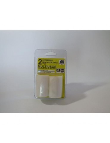 RECAMBIOS MINI RODILLO ESPUMA PORO (2 UNIDADES)