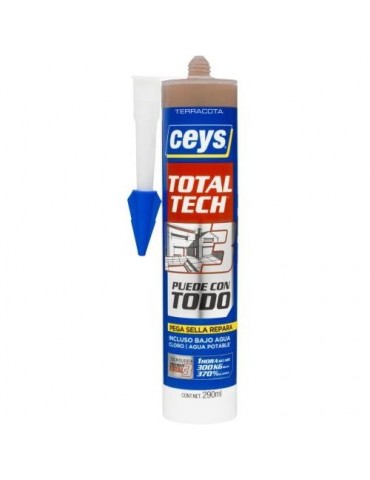CEYS TOTAL TECH TERRACOTA CARTUCHO 290ML 507223