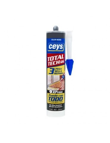 CEYS TOTAL TECH NEGRO CARTUCHO 290 ML. 507221