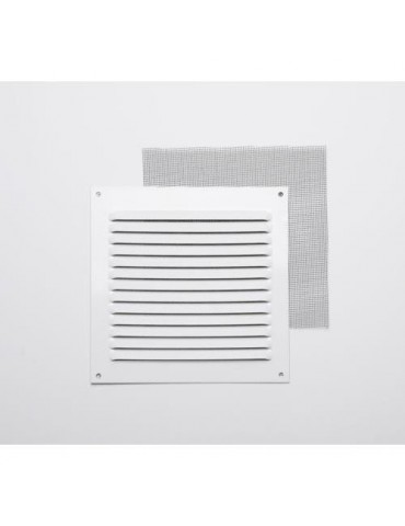 REJILLA S/B 0,8 C/MOSQ. LACADO BLANCO 15X15 002783