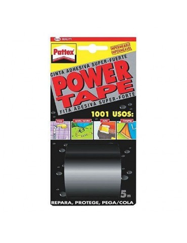 CINTA POWER-TAPE NEGRO 50X5 (BL.) 471554