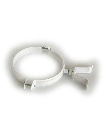 ABRAZADERA REGULABLE 125 MM. ALUMINIO BLANCO