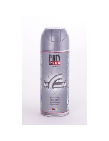 GALVANIZADO SPRAY PINTY PLUS TECH PLATA 520ML. 738