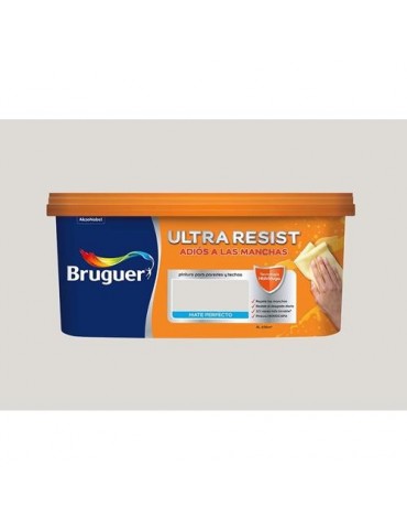 PINTURA PLASTICA INTERIOR BRUGUER GRIS SOLIDO 4L