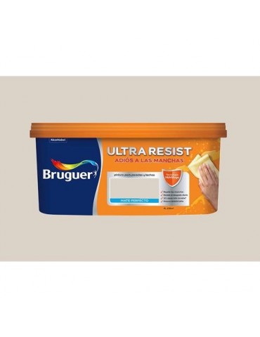 PINTURA PLAST. INTERIOR BRUGUER MARRON CREMOSO 4L