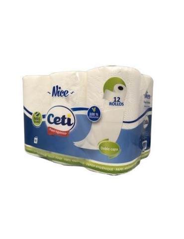 ROLLO PAPEL HIGIENICO CELULOSA (PACK-12)